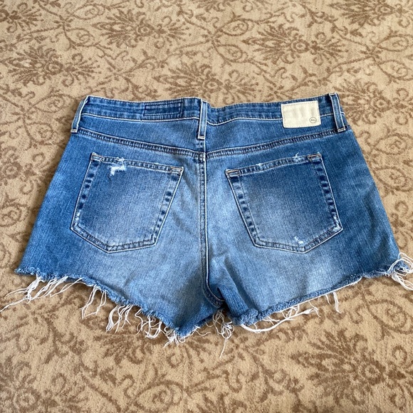 AG Distressed Denim Cut Off Shorts - Picture 2 of 6